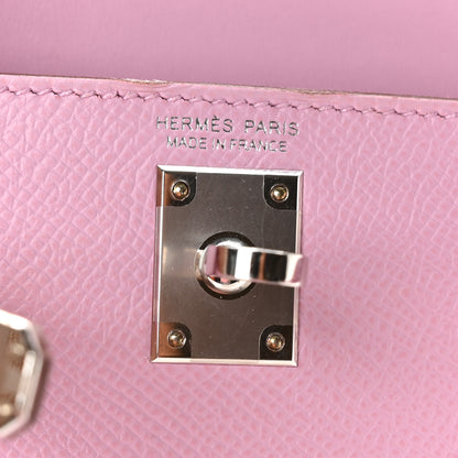 Hermes Epsom Mini Kelly Sellier 20 Mauve Sylvestre 6 of 11