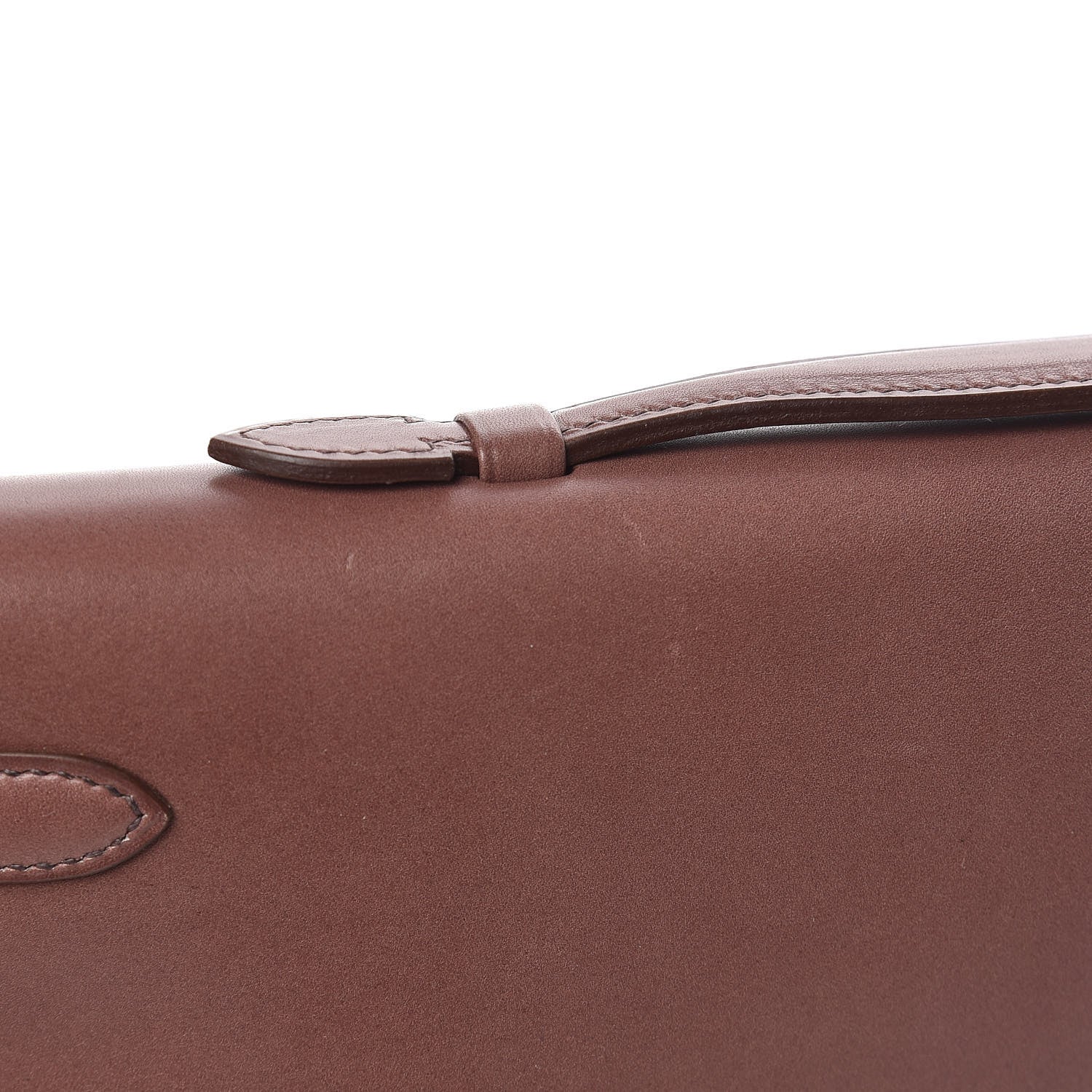 Hermes Tadelakt Kelly Cut Clutch Pochette Griolet 9 of 12