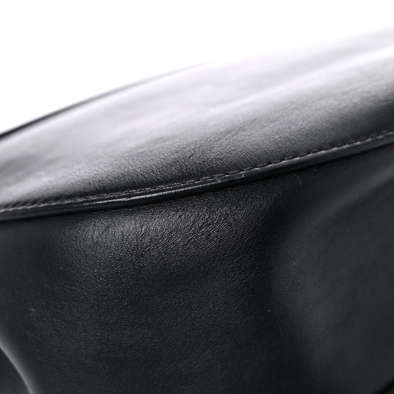 Chloe Calfskin Suede Studded Drew Shoulder Bag Black 9 of 17