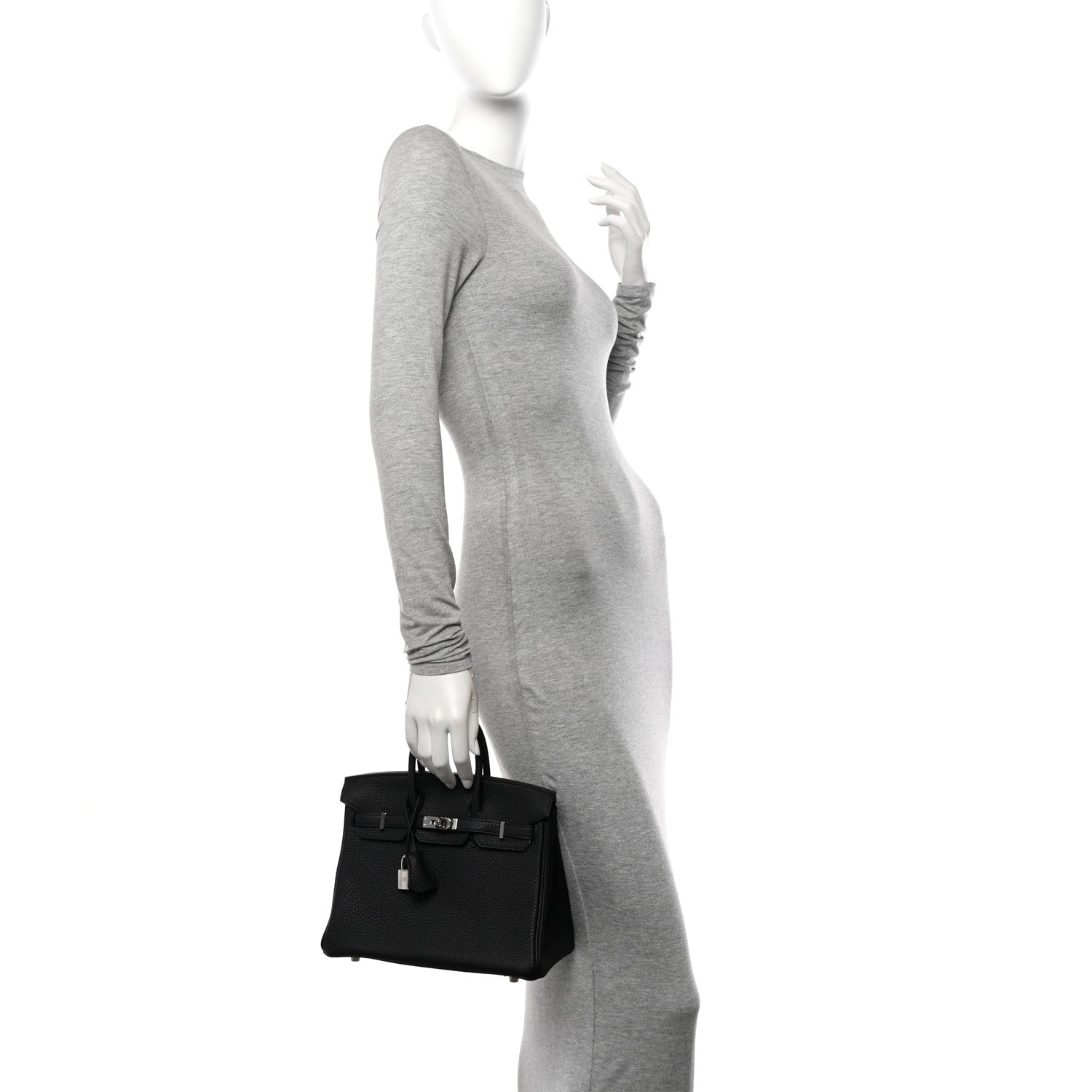 Hermes Togo Birkin 25 Black 2 of 10