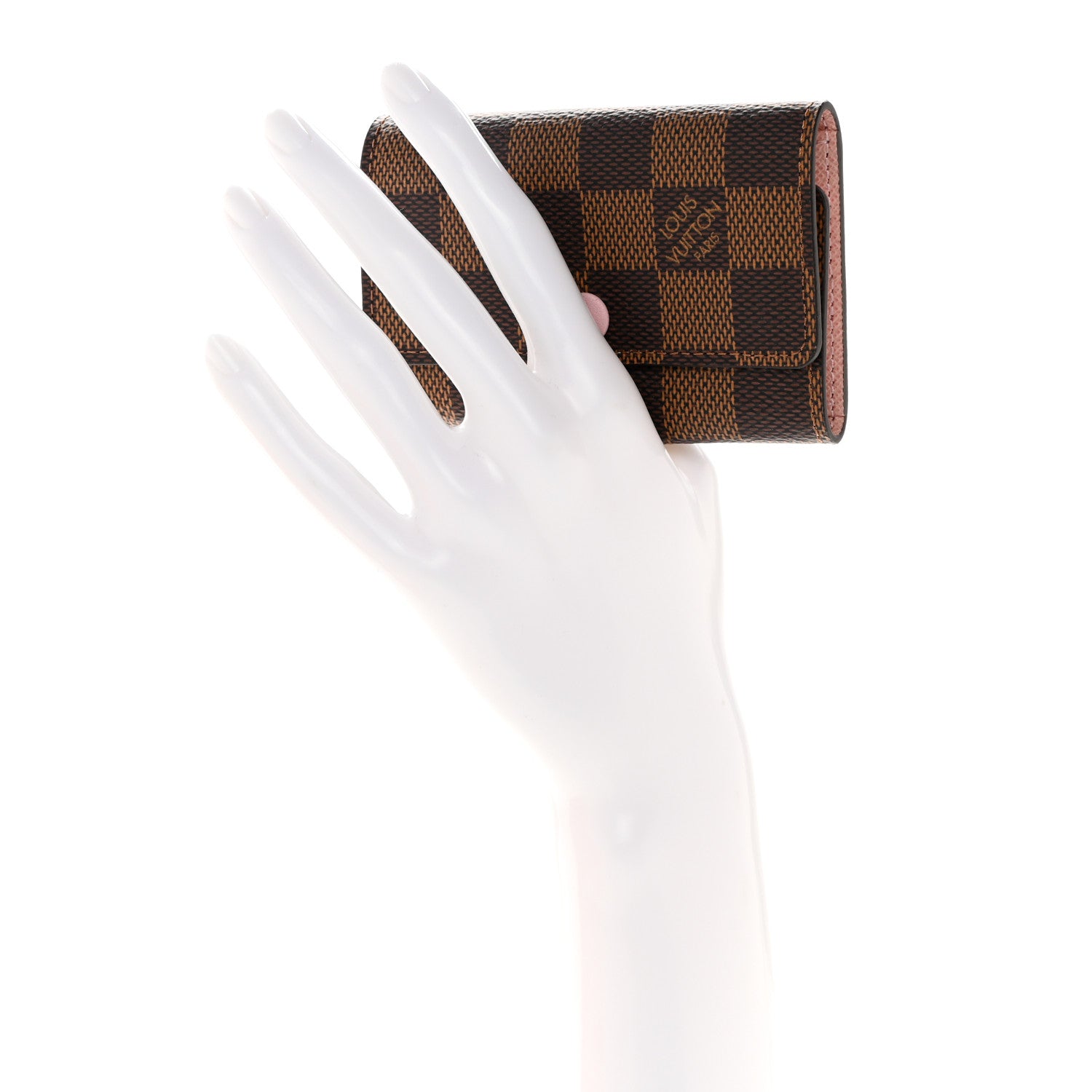 Louis Vuitton Damier Ebene Multicles 6 Key Holder Rose Ballerine 2 of 8