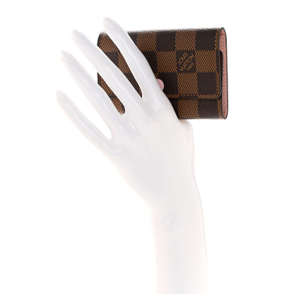Louis Vuitton Damier Ebene Multicles 6 Key Holder Rose Ballerine 2 of 8
