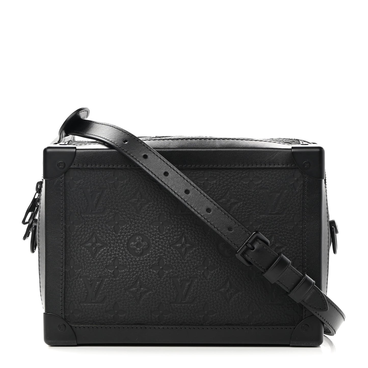 Taurillon Monogram Solar Ray Soft Trunk Black