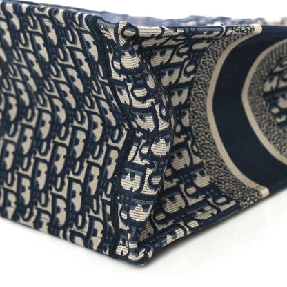 Christian Dior Oblique Medium Book Tote Blue Multicolor 10 of 12