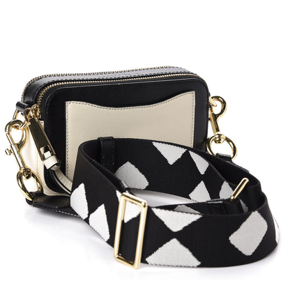 Marc Jacobs Saffiano Small Snapshot Camera Bag Cloud White Multicolor 3 of 13