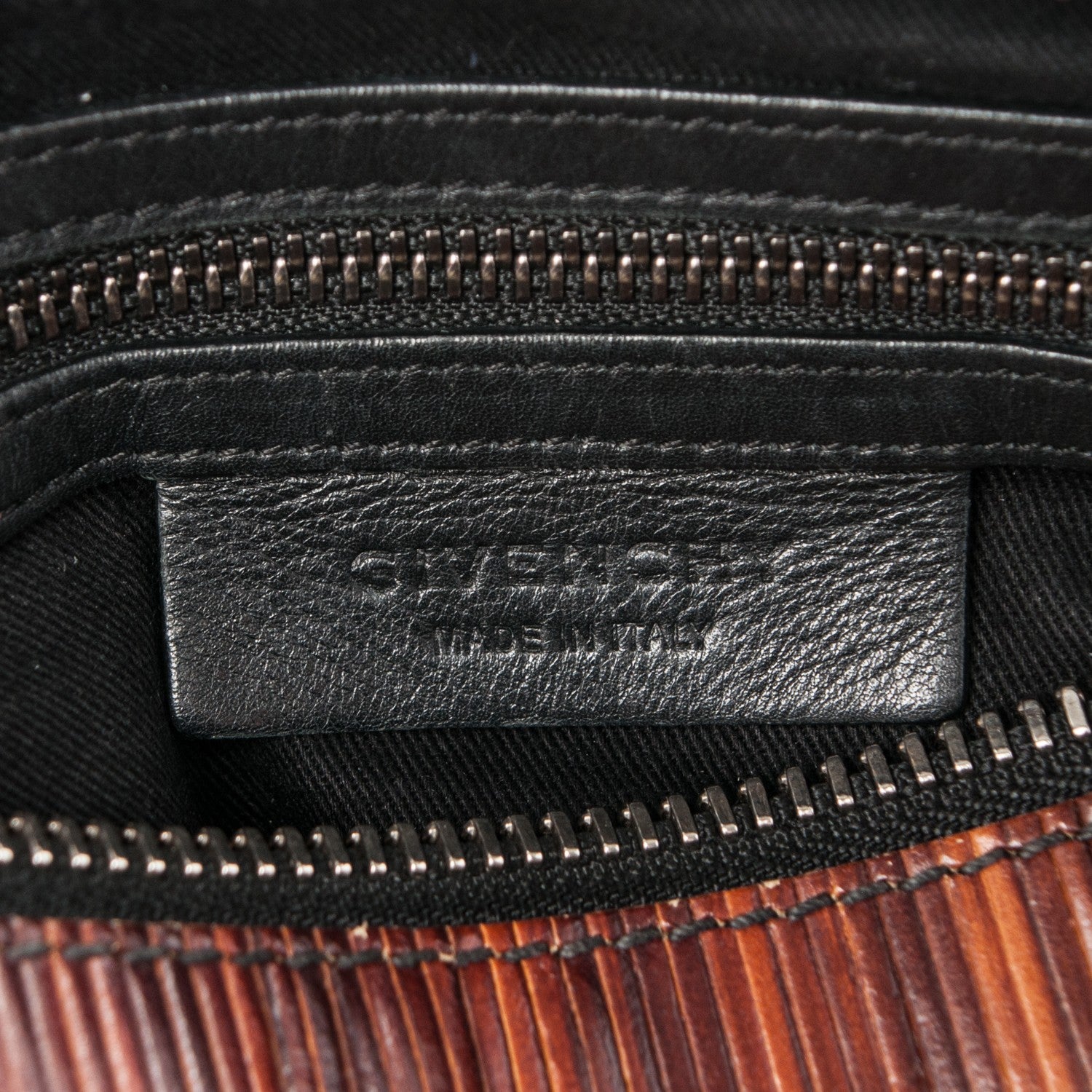 Givenchy Smooth Calfskin Wood Paneled Medium Pandora Black 6 of 7