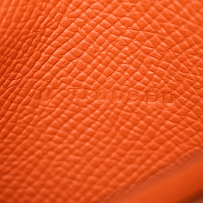 Hermes Epsom Constance Long Wallet To Go Wallet Orange 7 of 11
