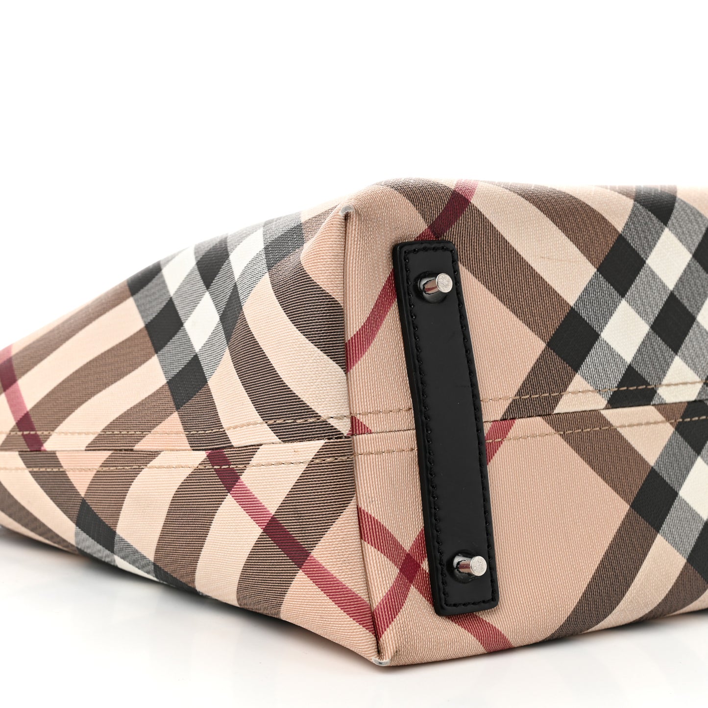 Supernova Check Small Nickie Tote Black