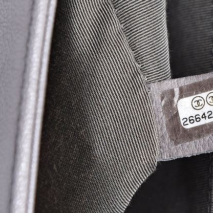 Chanel Caviar Quilted New Medium Boy Flap Grey 7 of 10
