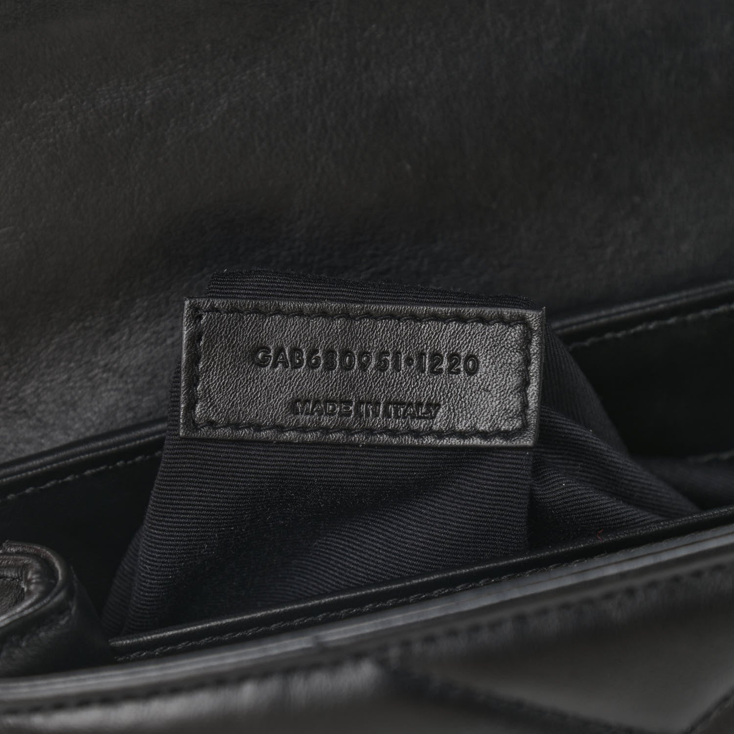 Saint Laurent Calfskin Y Quilted Monogram Toy Loulou Crossbody Bag Black 9 of 9