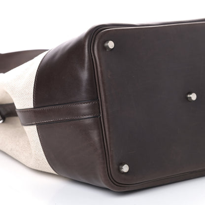 Hermes Toile Swift Picotin 26 GM Chocolate 6 of 13