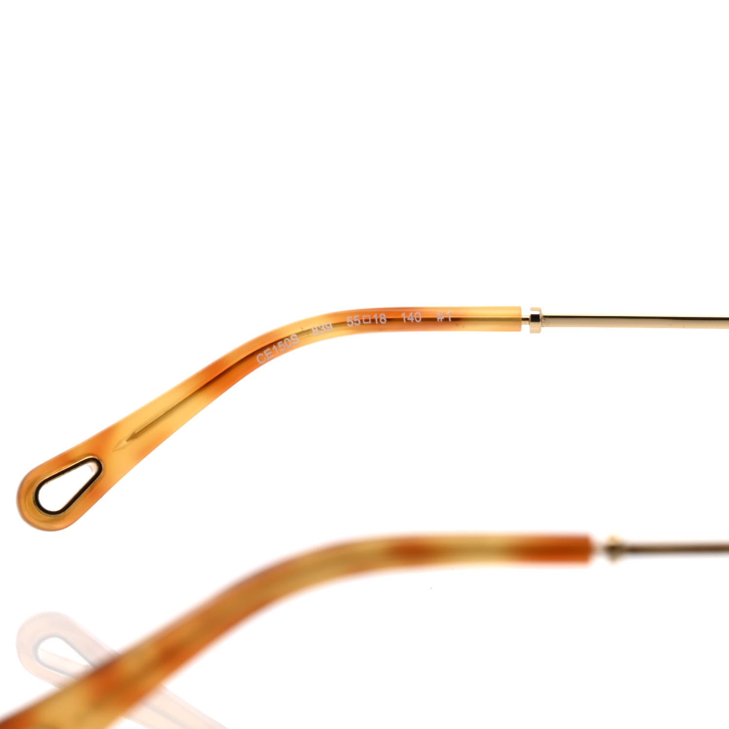 Chloe Heart Sunglasses CE150S Gold 5 of 6