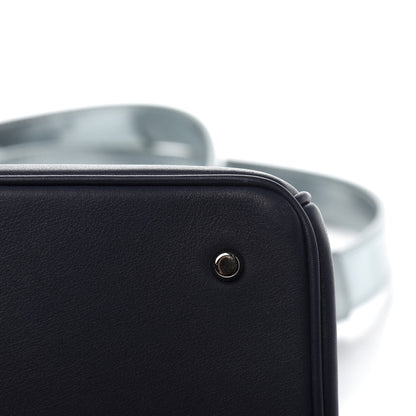 Christian Dior Metallic Patent Smooth Calfskin Mini Be Dior Flap Navy Light Blue 12 of 14