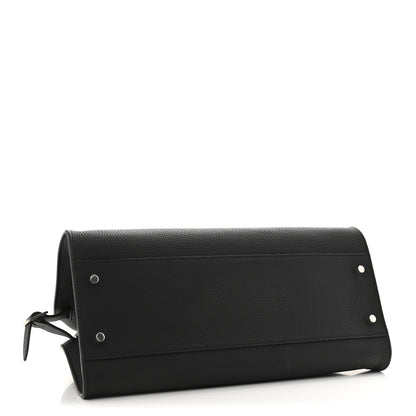 The Row Grained Calfskin Margaux Shoulder 12 Black 4 of 11