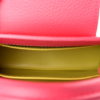 Louis Vuitton Taurillon Capucines Mini Dragon Fruit Pink Cedrat 5 of 8