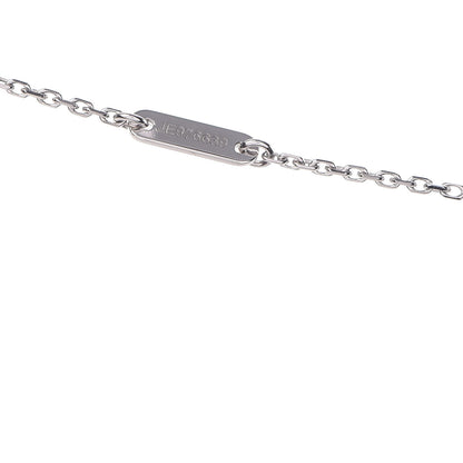 Van Cleef & Arpels 18K White Gold Turquoise Sweet Alhambra Butterfly Pendant Necklace 5 of 8