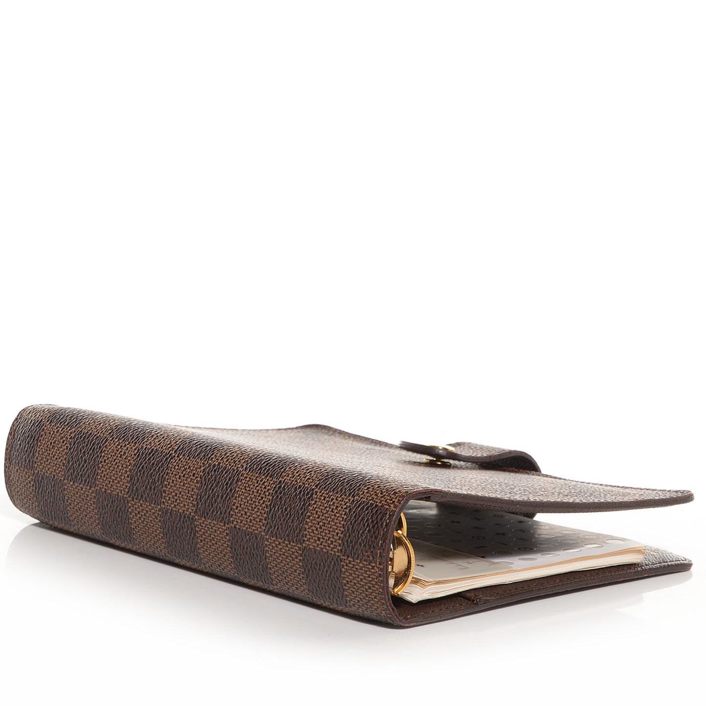 Damier Ebene Medium Ring Agenda Cover