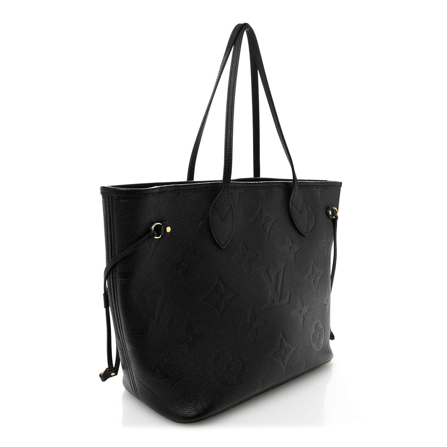Louis Vuitton Empreinte Monogram Giant Neverfull MM Black 4 of 11