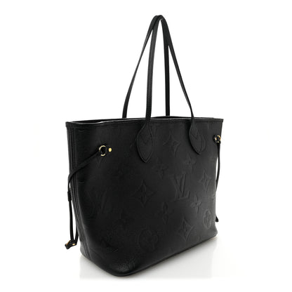 Louis Vuitton Empreinte Monogram Giant Neverfull MM Black 4 of 11