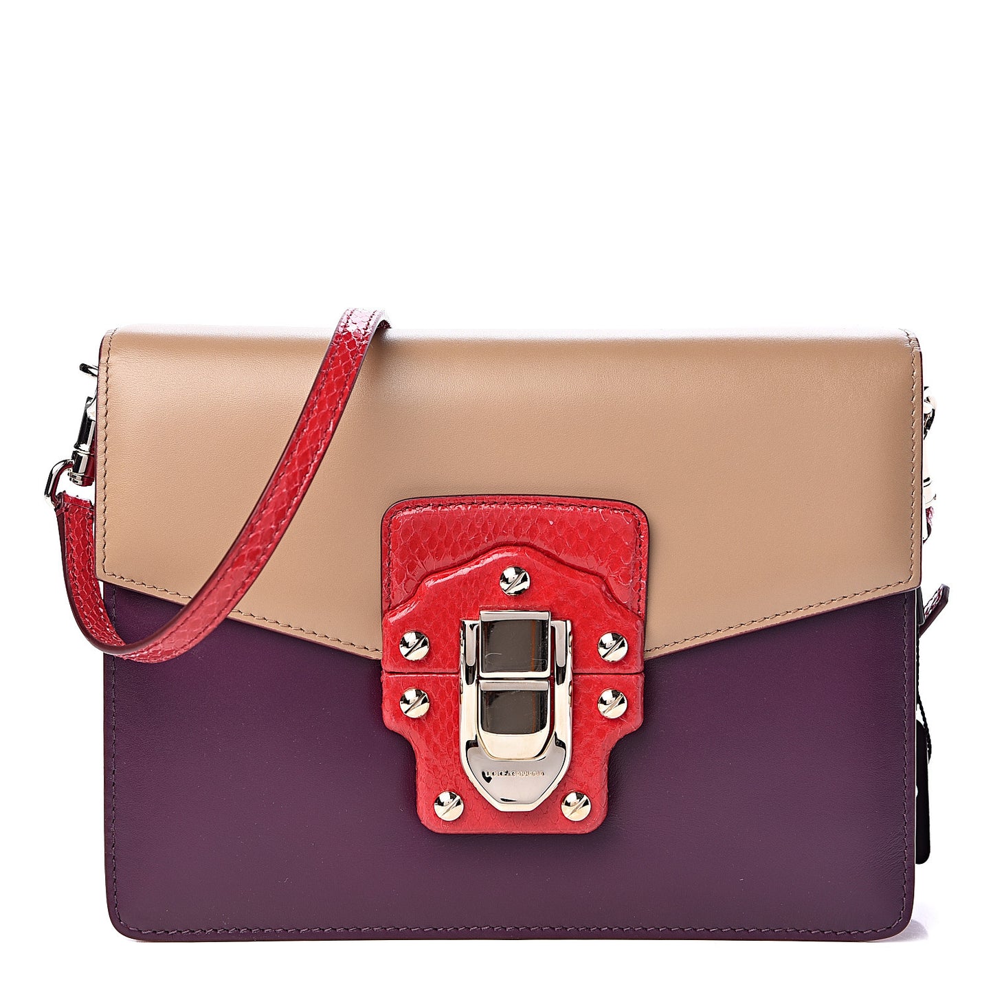 Calfskin Ayers Lucia Shoulder Bag Ghiaccio Mosto