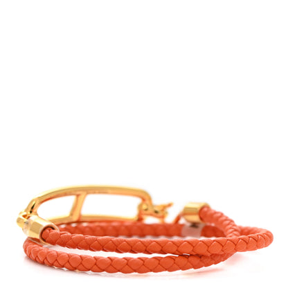 Hermes Swift Roulis Double Tour Bracelet T1 Orange 3 of 5