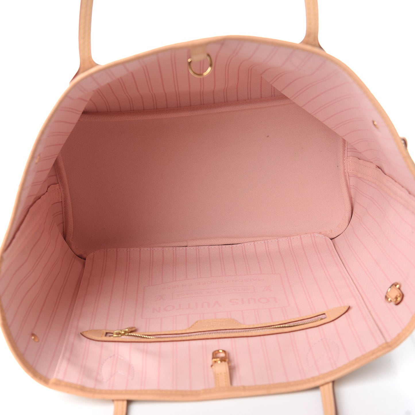 Damier Azur Neo Neverfull MM Rose Ballerine