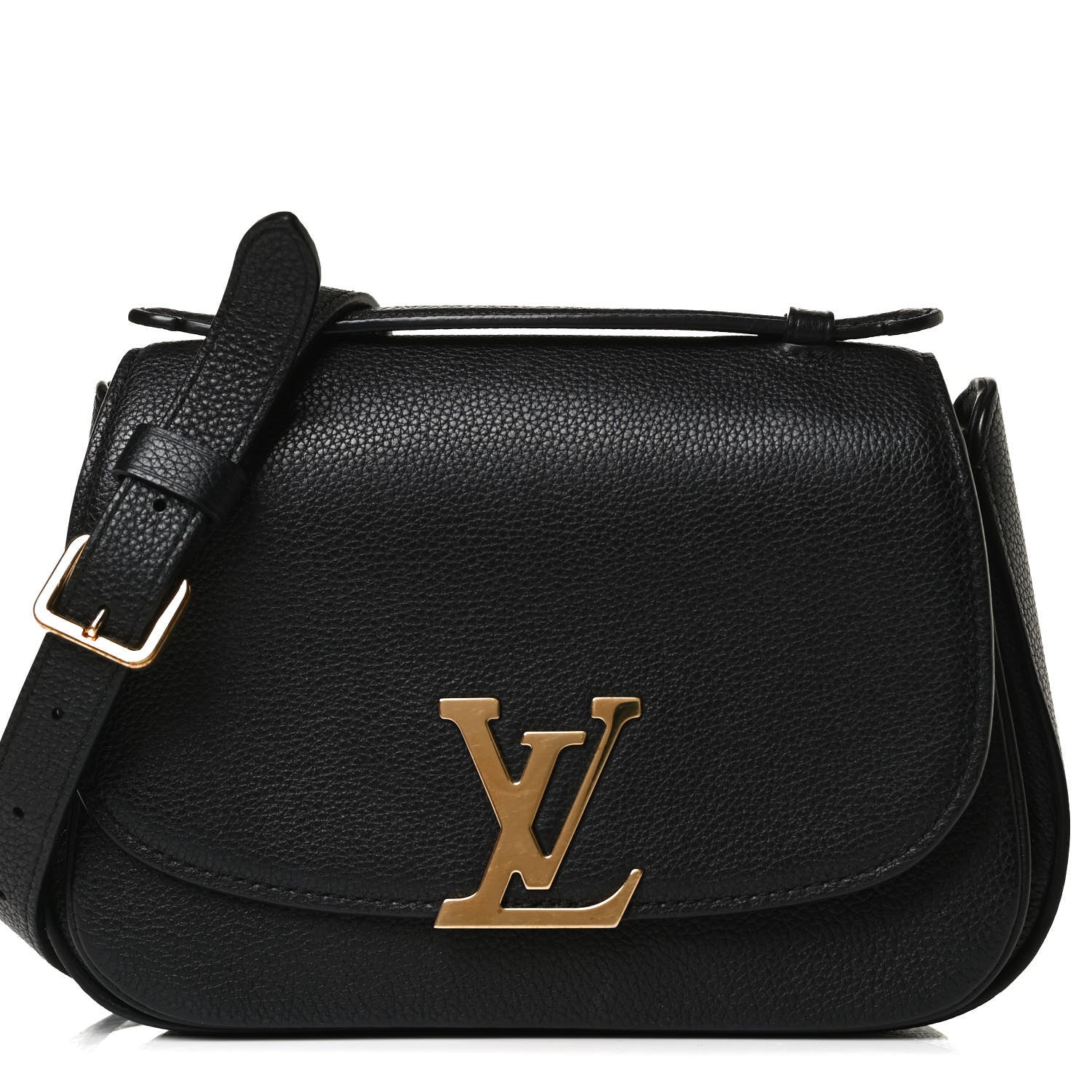 Louis Vuitton Grained Calfskin Vivienne NM Black 1 of 12