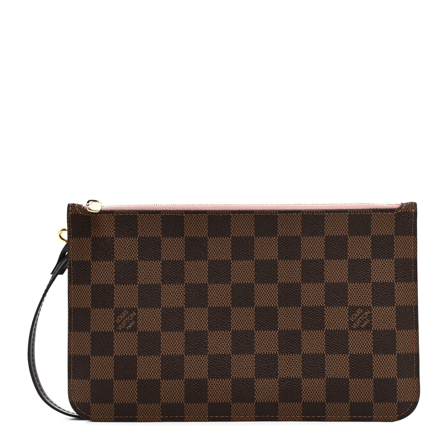 Damier Ebene Neverfull MM GM Pochette Rose Ballerine