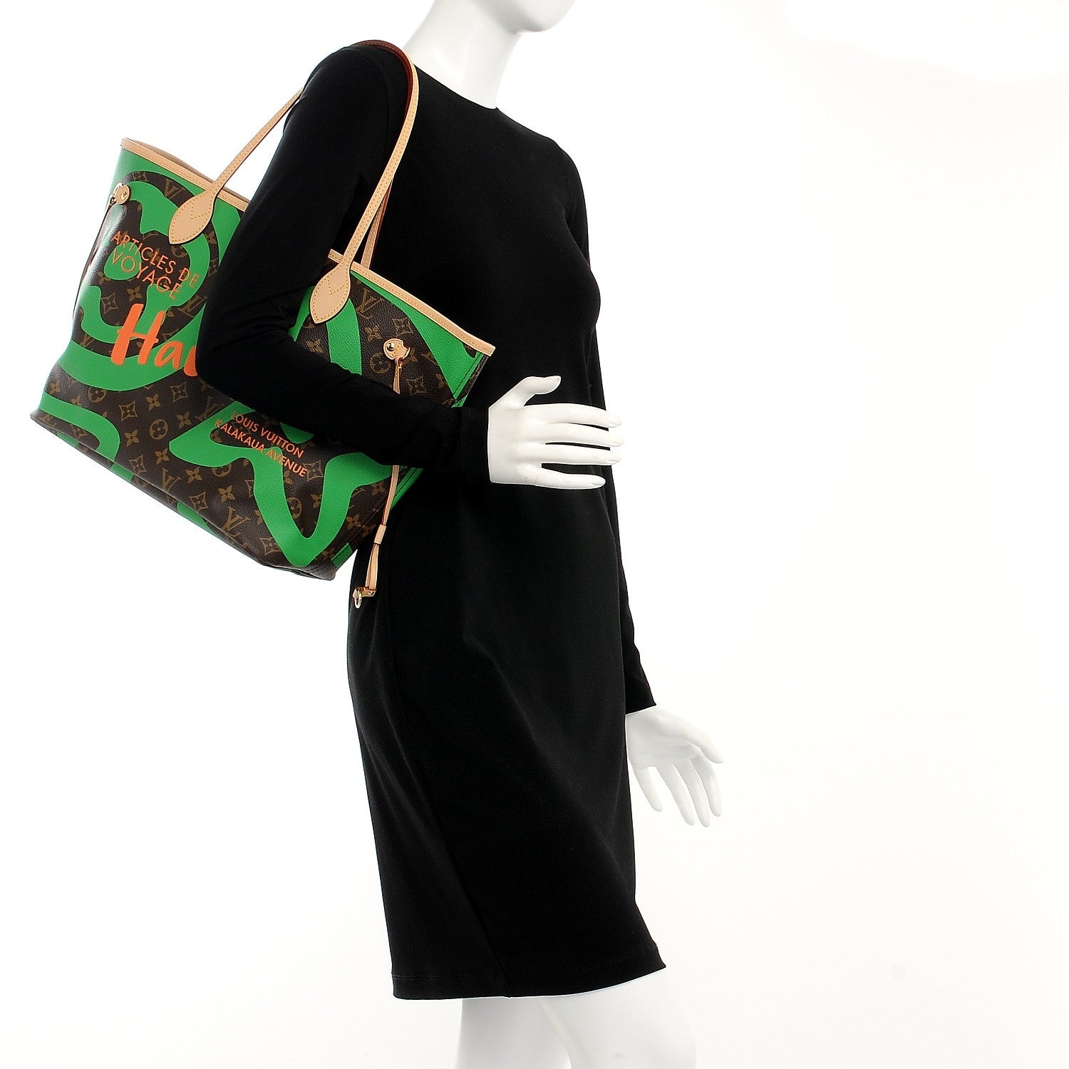Louis Vuitton Monogram Tahitienne Hawaii Neverfull MM 2 of 9