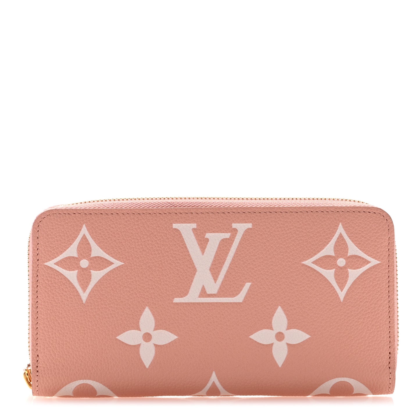 Empreinte Monogram Giant Zippy Wallet Rose Trianon Creme