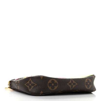 Louis Vuitton Monogram 2021 Christmas Animation Japanese Garden Mini Pochette Accessories Wisteria Pink 4 of 7