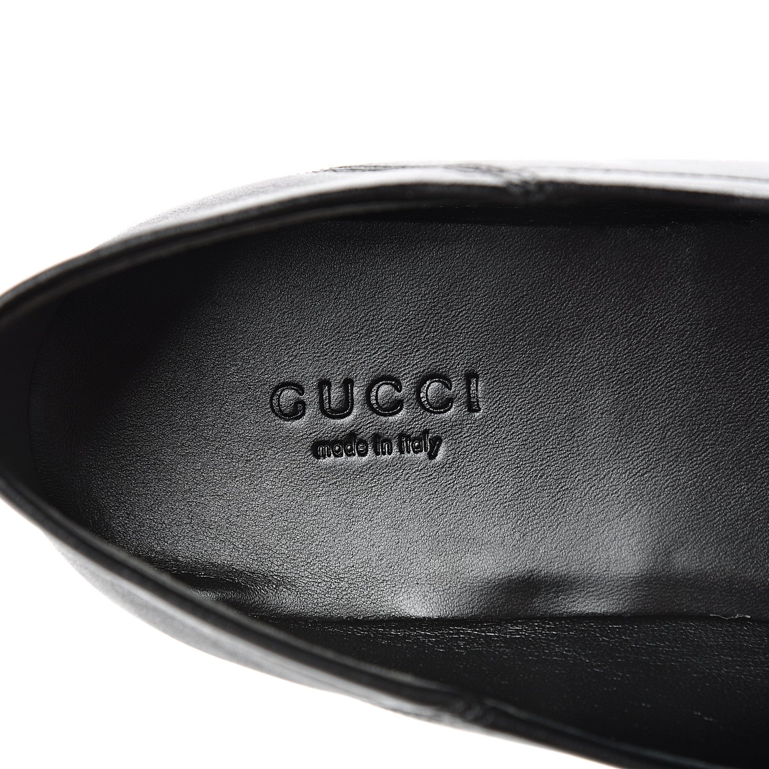 Gucci Lambskin Womens Brixton Horsebit Loafers 40 Black 7 of 8