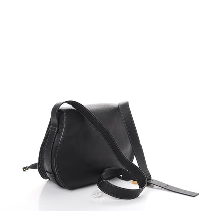 Chloe Calfskin Medium Marcie Round Crossbody Bag Black 3 of 9