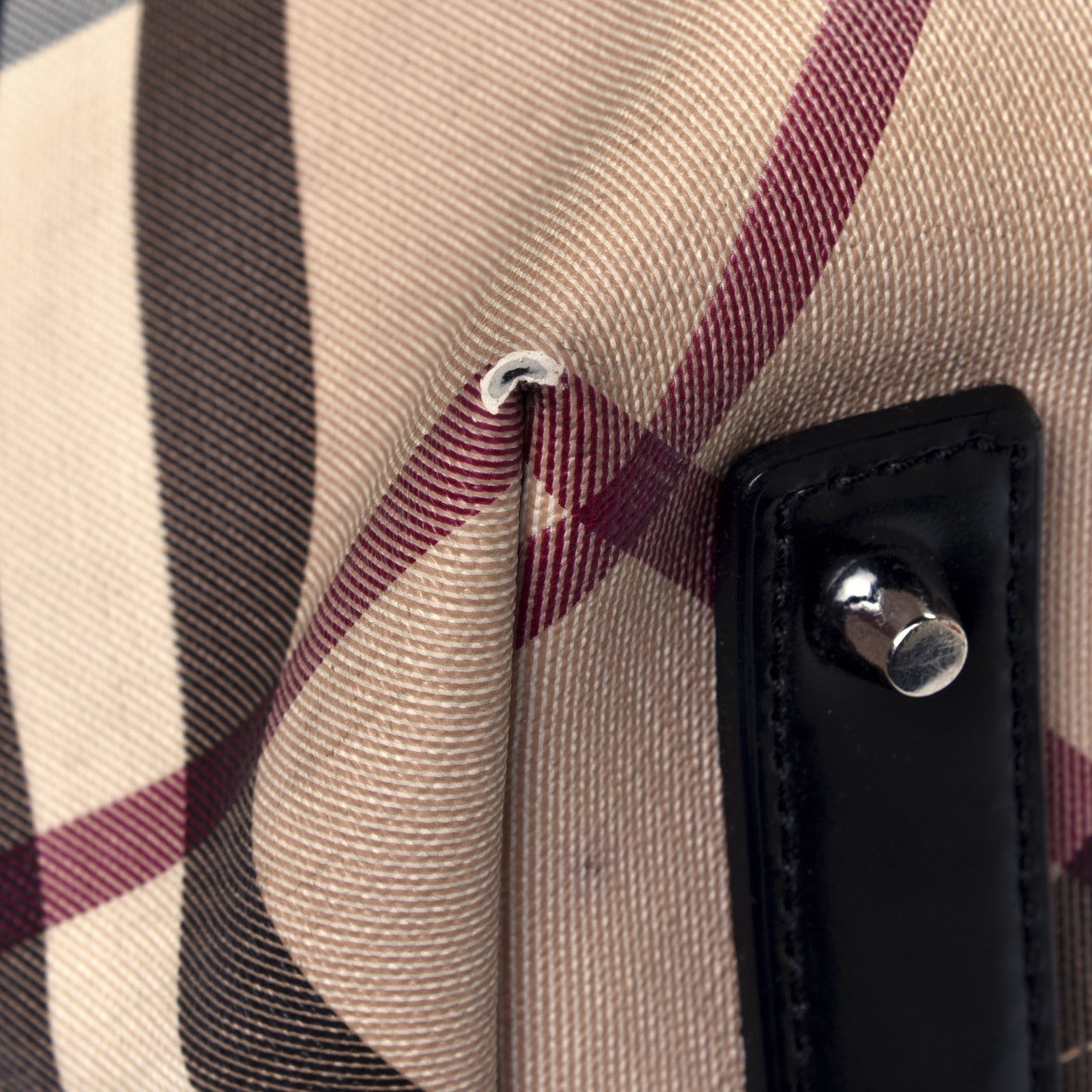 Burberry Nova Check Large Nickie Tote Black 5 of 9