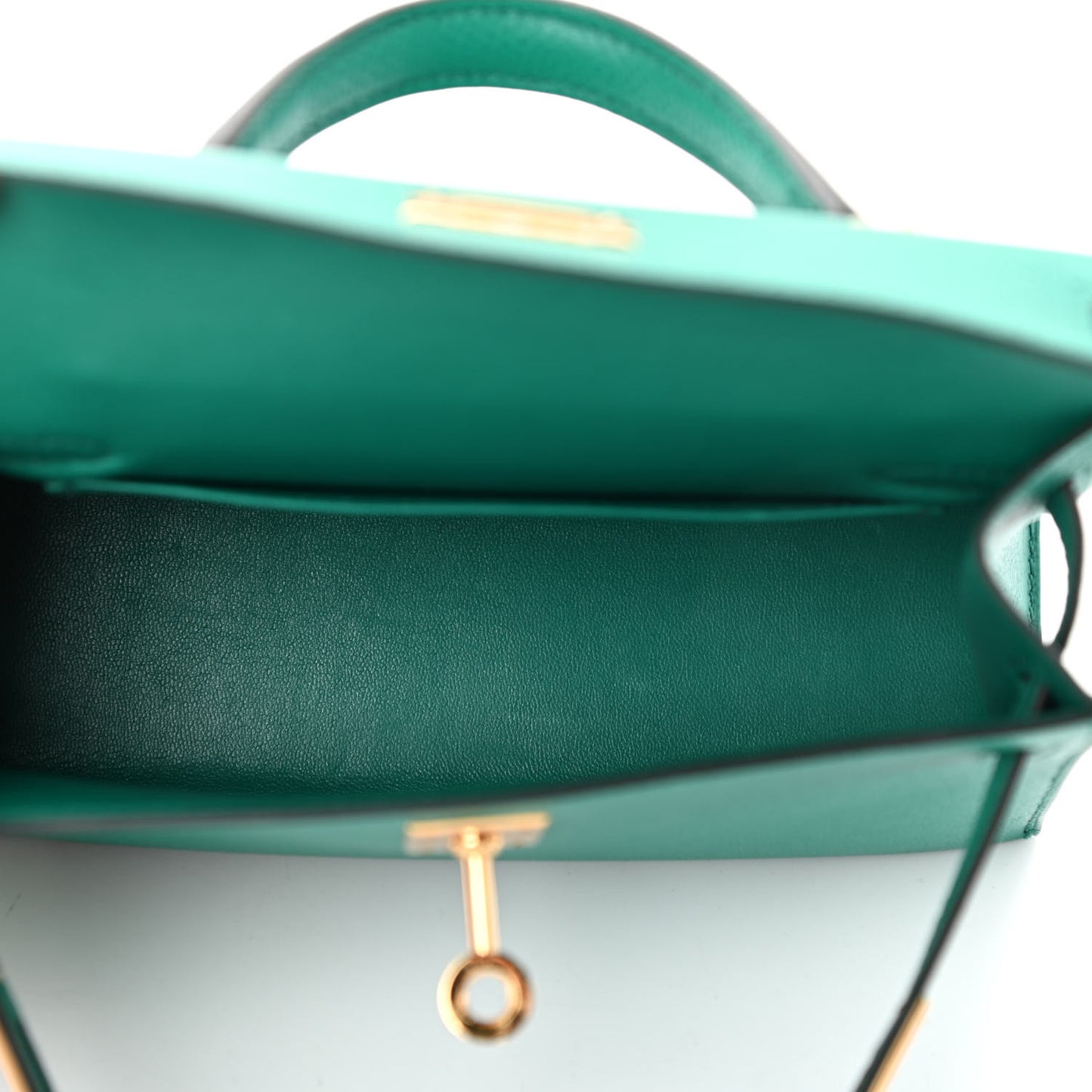 Epsom Mini Kelly Sellier 20 Vert Jade