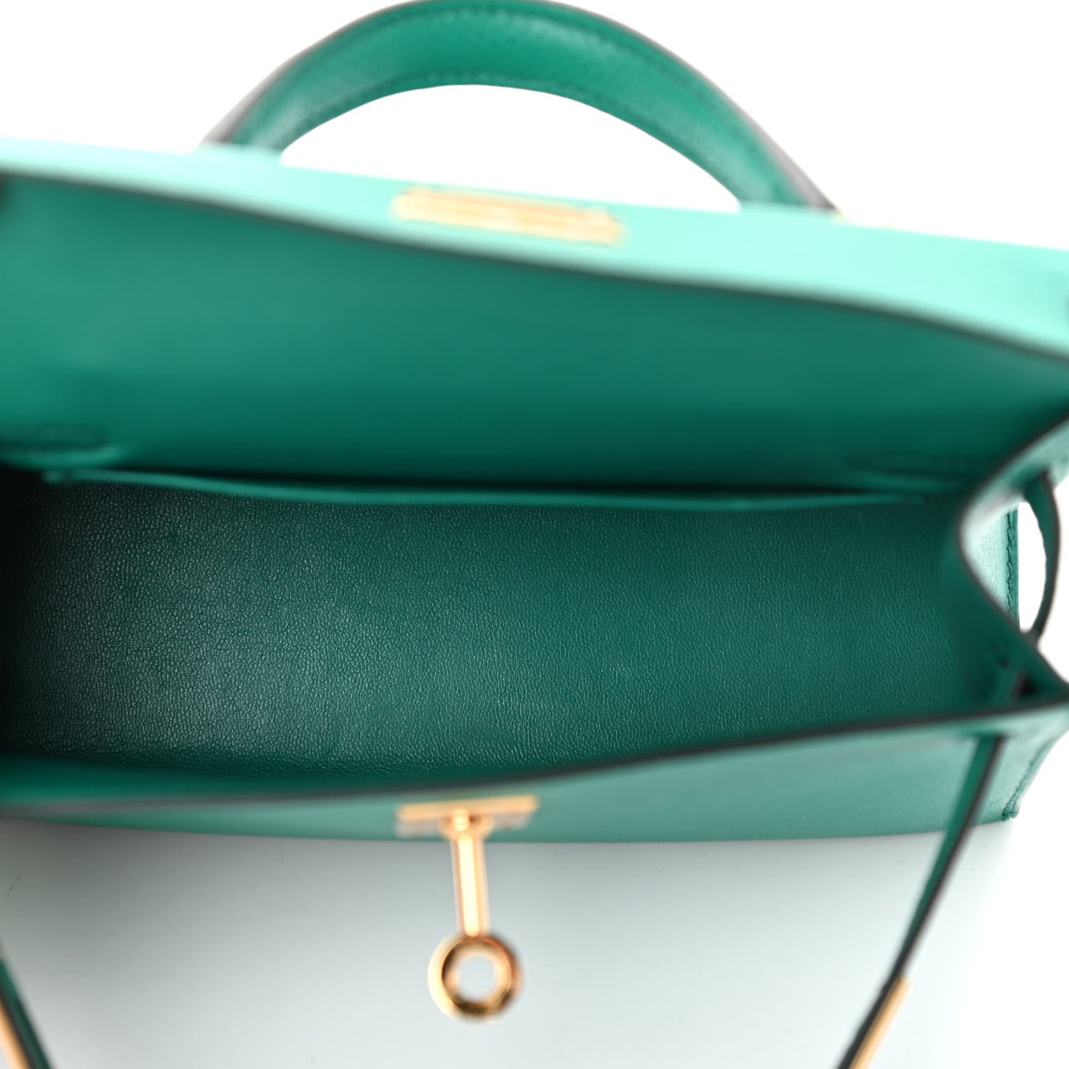 Hermes Epsom Mini Kelly Sellier 20 Vert Jade 4 of 10