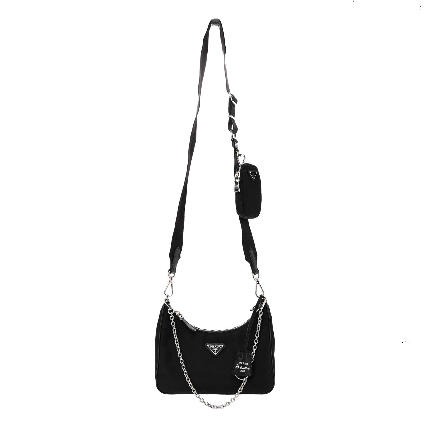 Prada Nylon Re-Edition 2005 Shoulder Bag Black 1 of 11