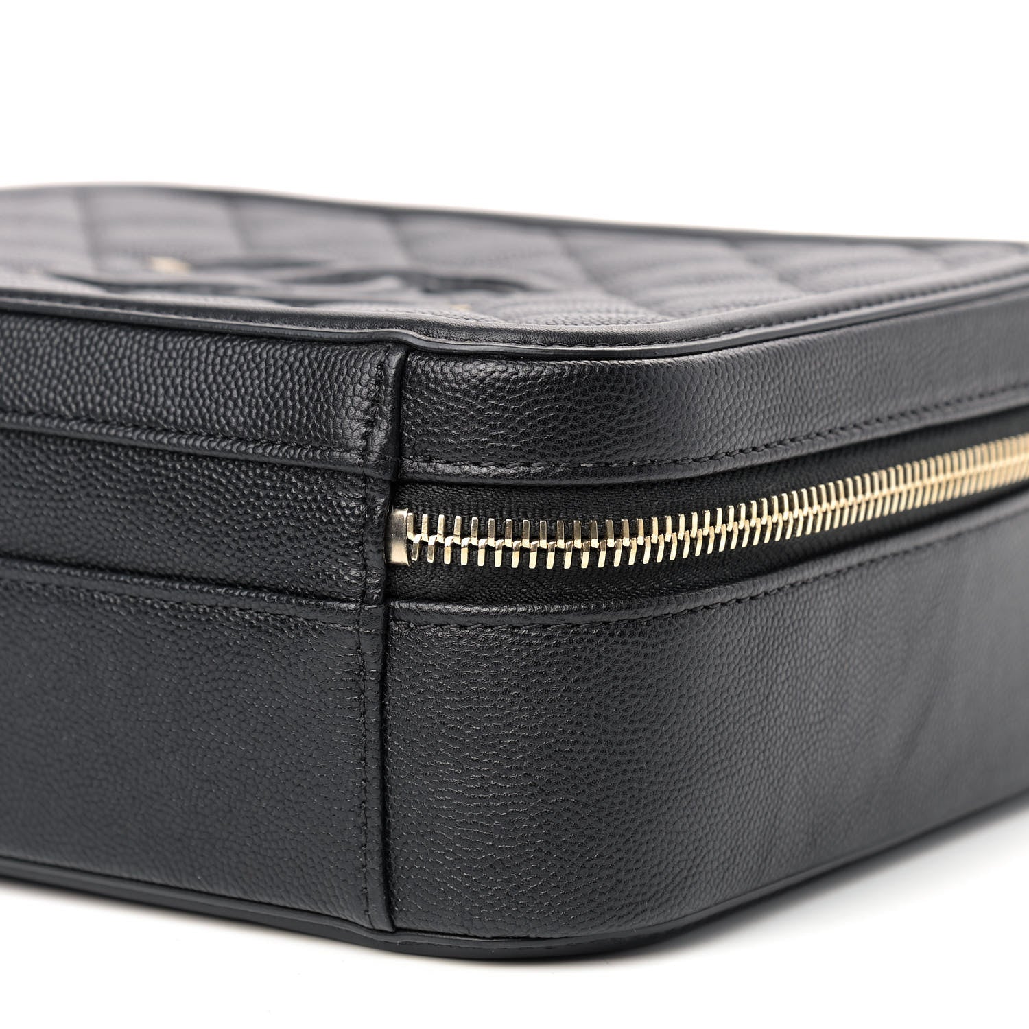Chanel Caviar Quilted Medium CC Filigree Vanity Case Black 7 of 9