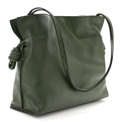 Loewe Nappa Flamenco Knot Clutch Vintage Khaki 3 of 10