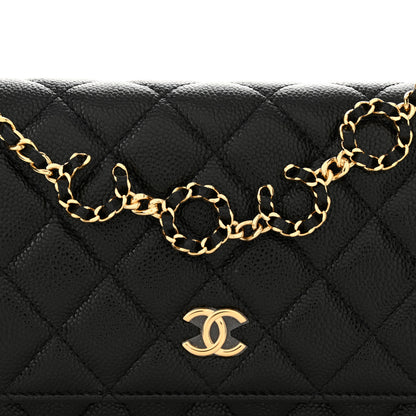 Chanel Caviar Quilted Miss Coco Wallet On Chain WOC Black 9 of 13