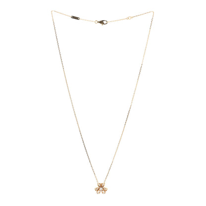 Van Cleef & Arpels 18K Yellow Gold Diamond Mini Frivole Pendant Pave Necklace 3 of 7
