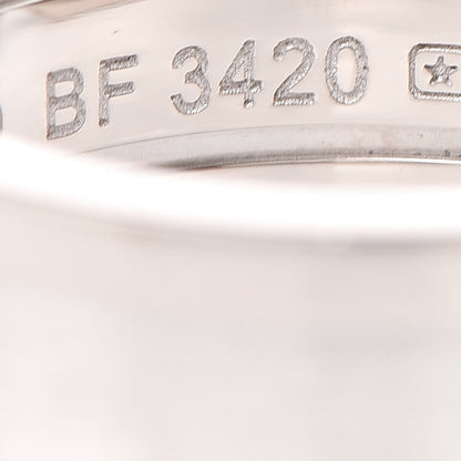 Cartier 18K White Gold 6.5mm C De Ring 49 4.75 6 of 6