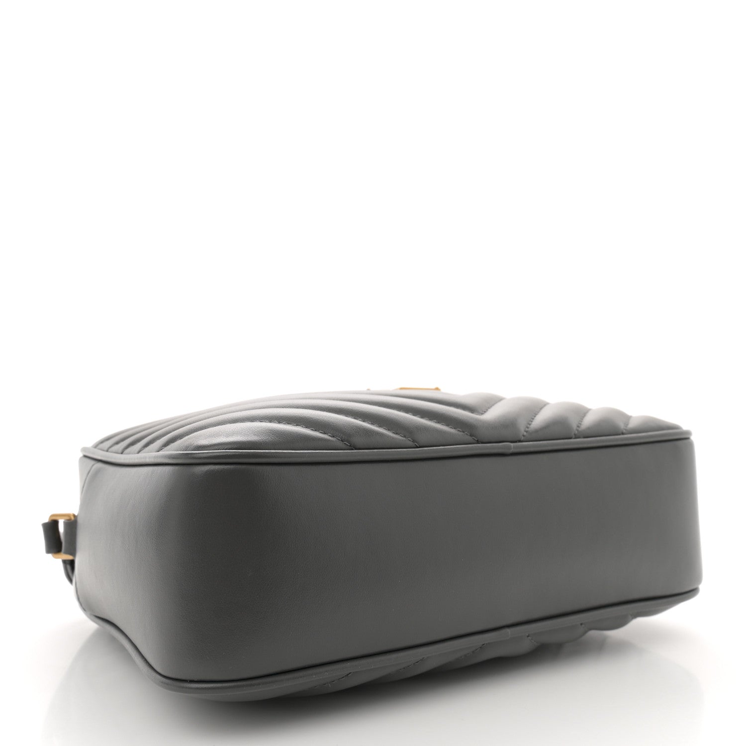 Saint Laurent Calfskin Matelasse Monogram Lou Camera Bag Storm 4 of 12