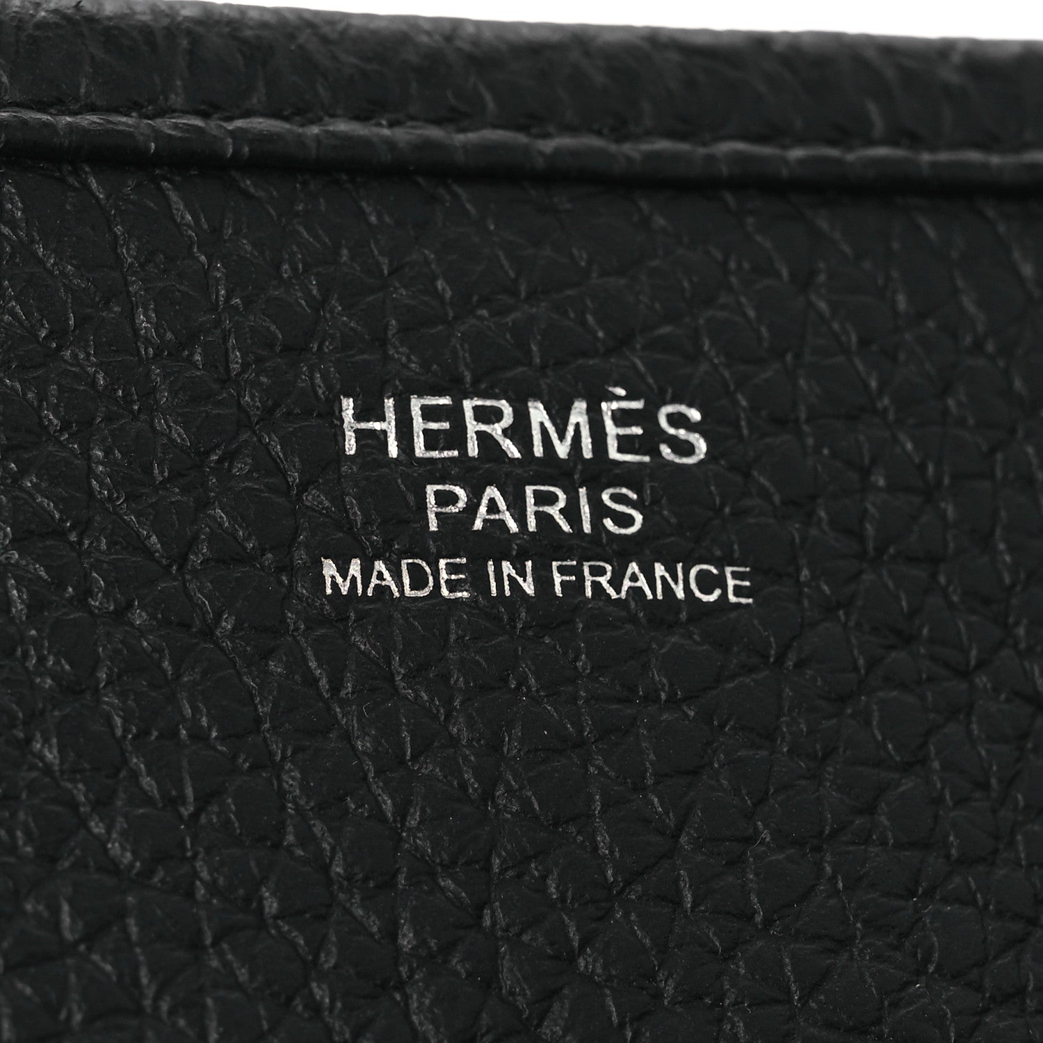 Hermes Taurillon Clemence Evelyne III PM Black 6 of 11
