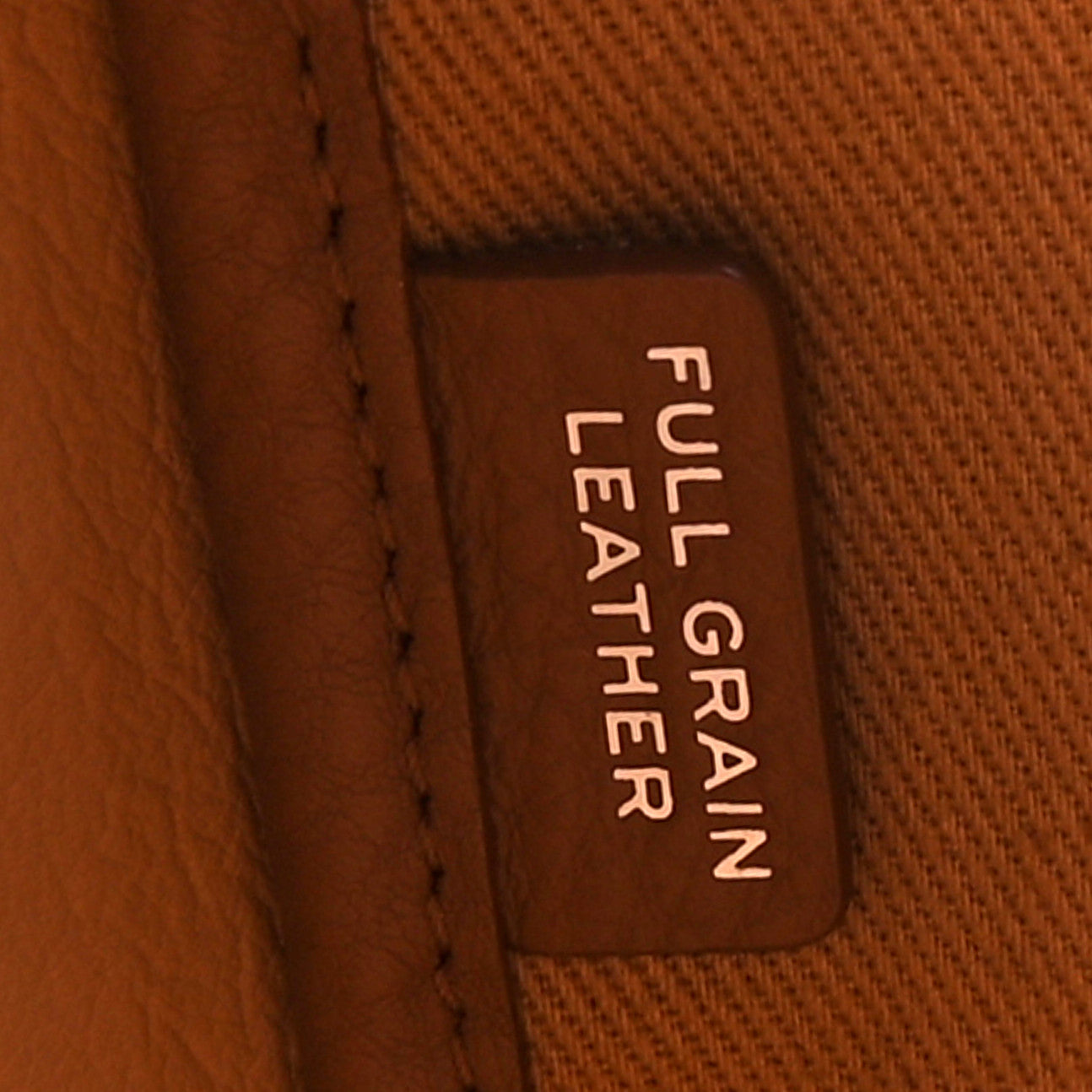 Grained Calfskin Large The Tote Bag Argan Oil