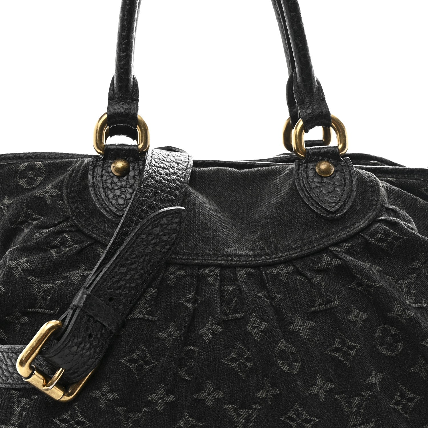 Louis Vuitton Denim Neo Cabby MM Black 7 of 9