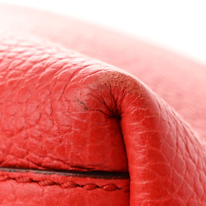 Gucci Calfskin Large Gifford Braided Handle Tote Sporting Red 11 of 11