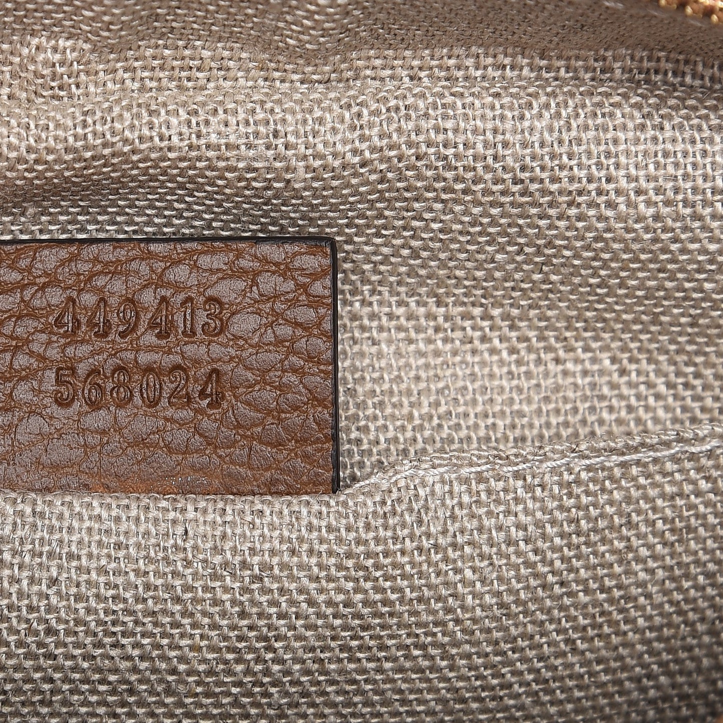 Monogram Mini Bree Messenger Bag Beige Tabacco