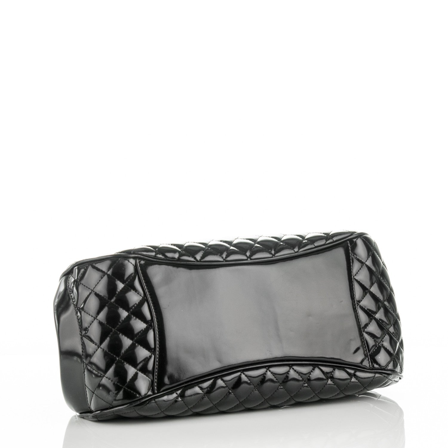 Chanel Glazed Calfskin Quilted Small Mademoiselle Frame Bag Black 4 of 7