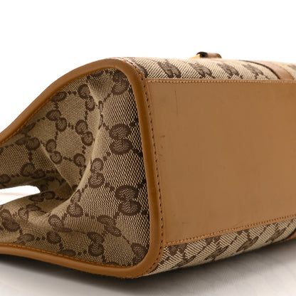 Gucci Monogram Small Bardot Bag Brown 10 of 14